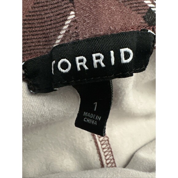 Torrid Women’s Plaid Ponte Pencil Skirt Midi Length Size 1 / 14-16 Bundle Of 3 - Picture 9 of 14